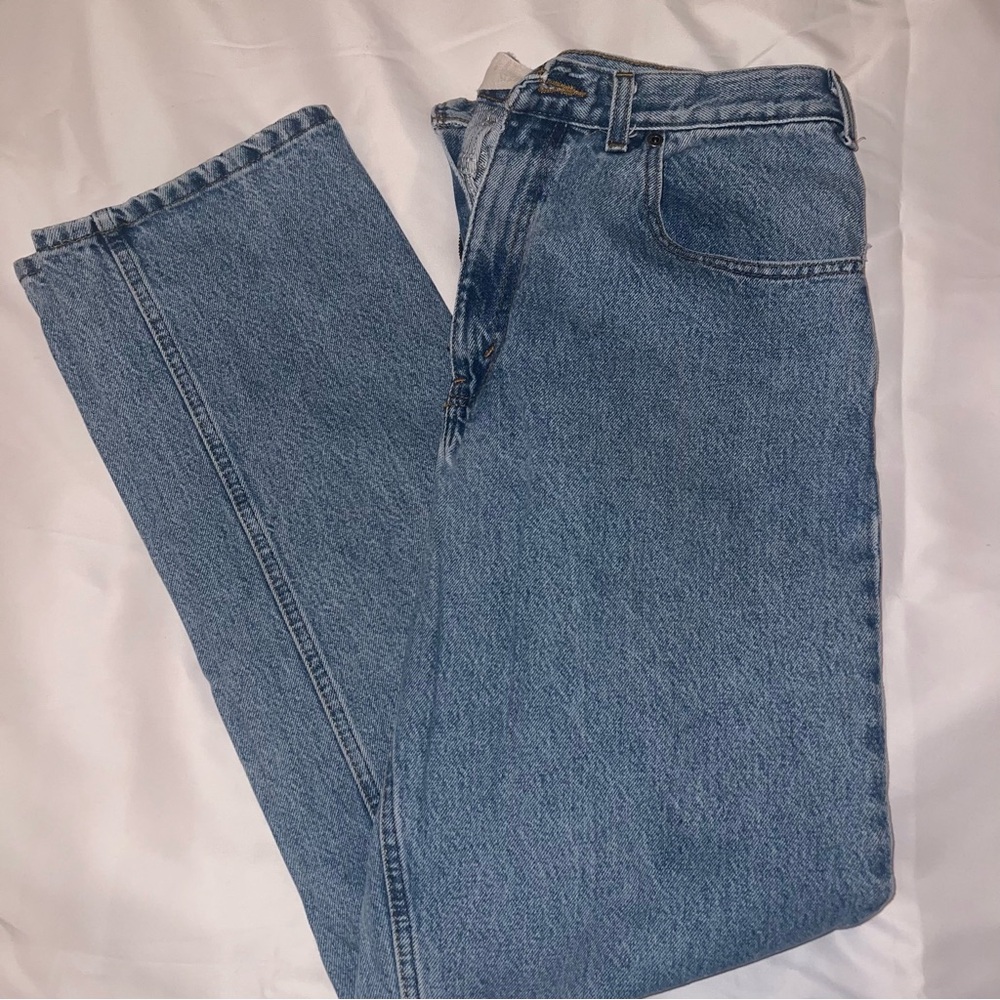 St. Johns bay blue straight leg denim jeans